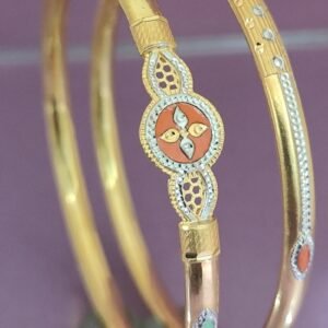 916 Gold Handmade Single Pipe Kadli SP-534