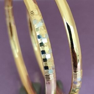 916 Gold Stunning Single Pipe Kadli SP-566