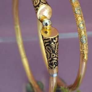 916 Gold Unique  Single Pipe Kadli SP-617