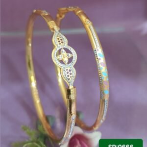 916 Gold Trending Single Pipe Kadli SP-666