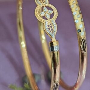 916 Gold Classy  Single Pipe Kadli SP-667