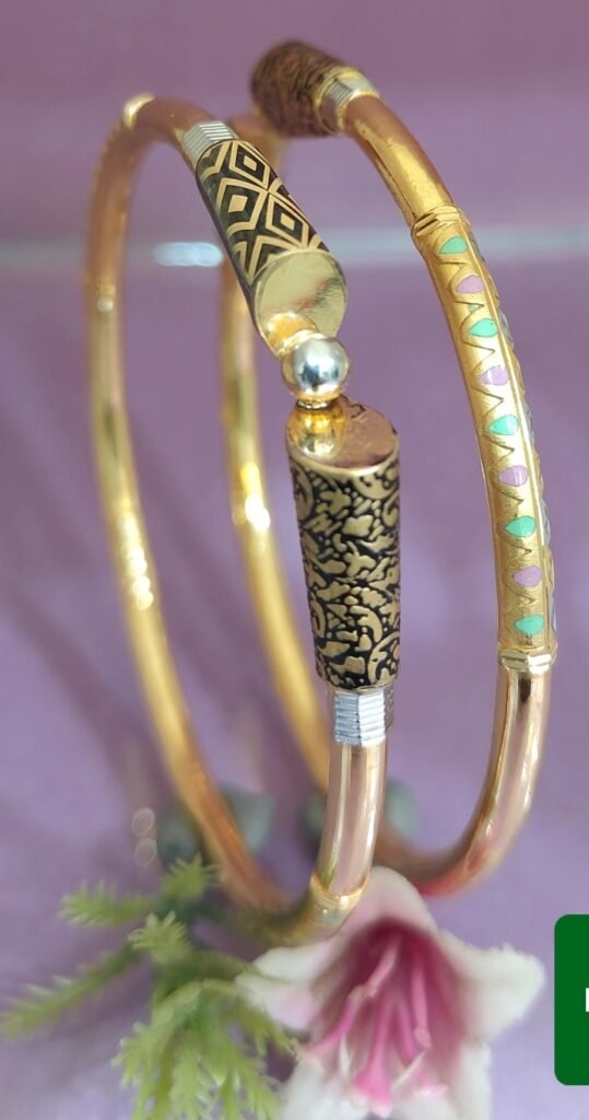 916 Gold Daily Wear Single Pipe Kadli SP-669