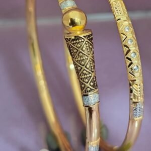 916 Gold Designer Single Pipe Kadli SP-708