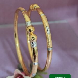 916 Gold Elegant  Single Pipe Kadli SP-716