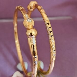 916 Gold Daily Wear Single Pipe Kadli SP-730