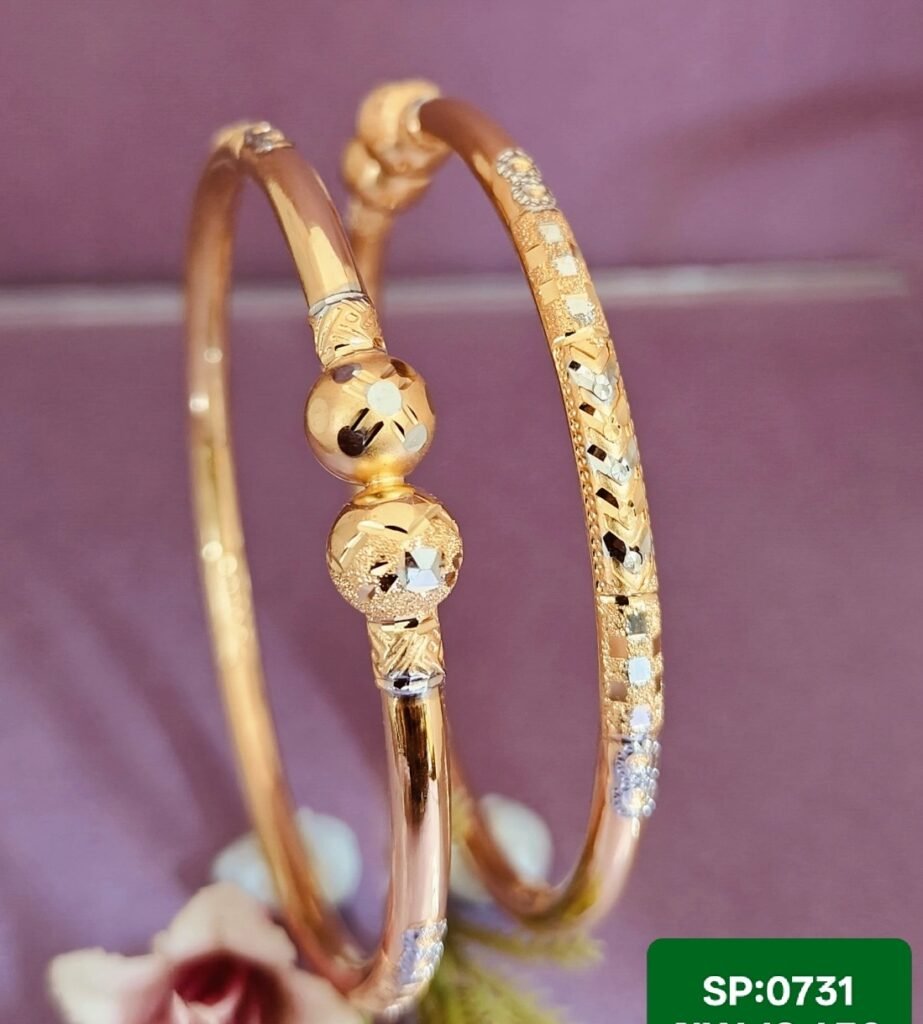 916 Gold Handmade Single Pipe Kadli SP-731