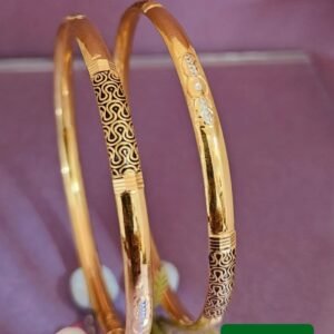 916 Gold Elegant  Single Pipe Kadli SP-741