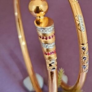 916 Gold Trending Single Pipe Kadli SP-764