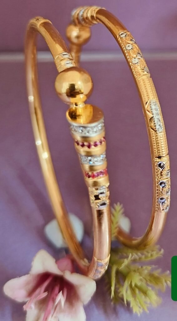916 Gold Trending Single Pipe Kadli SP-764