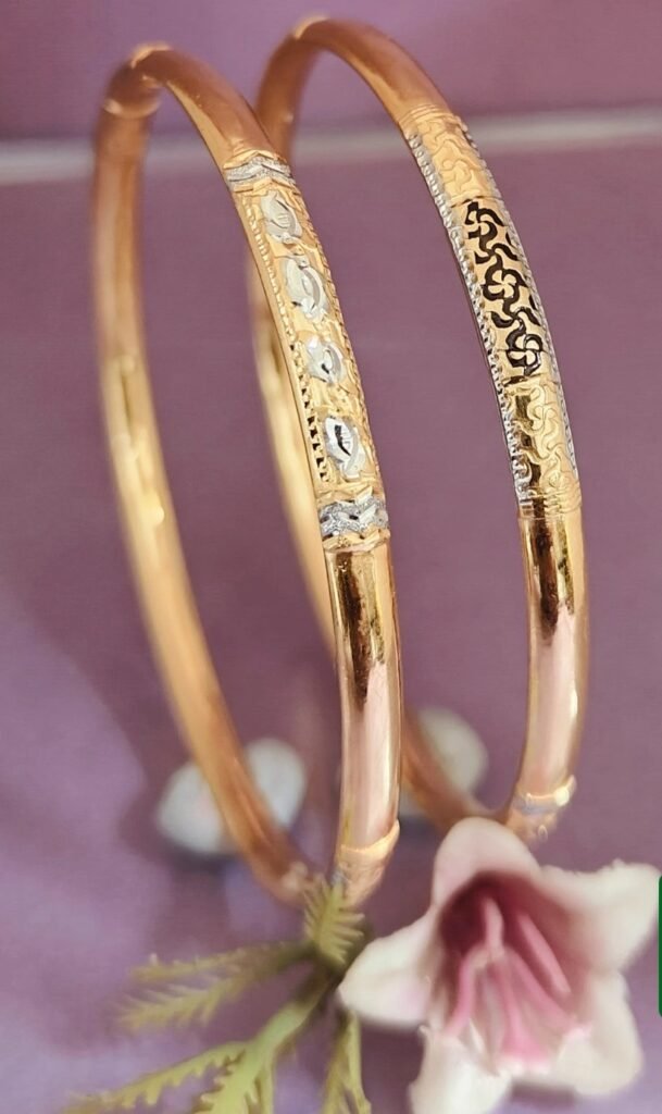 916 Gold Designer Single Pipe Kadli SP-781