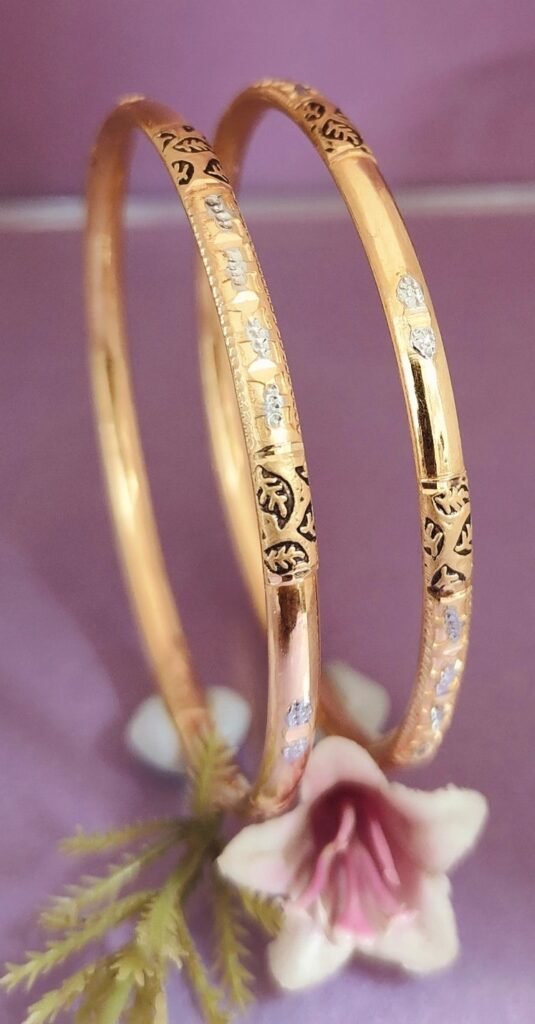 916 Gold Hallmarked Single Pipe Kadli SP-782