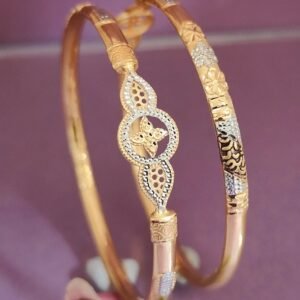 916 Gold Stylish Single Pipe Kadli SP-787