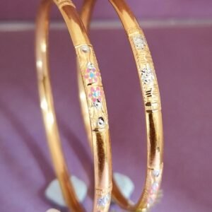 916 Gold Elegant  Single Pipe Kadli SP-789