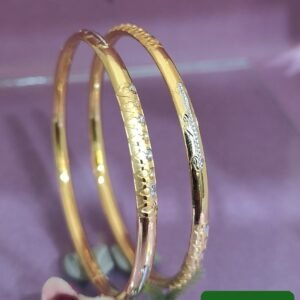 916 Gold Stunning Single Pipe Kadli SP-792