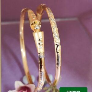 916 Gold Classy  Single Pipe Kadli SP-820