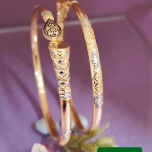 916 Gold Daily Wear Single Pipe Kadli SP-822