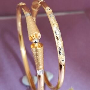 916 Gold Handmade Single Pipe Kadli SP-823