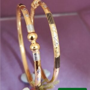 916 Gold Modern Single Pipe Kadli SP-827