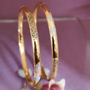 916 Gold Stylish Single Pipe Kadli SP-938