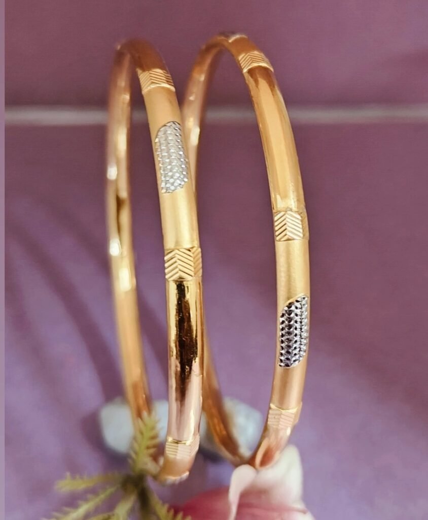916 Gold Elegant Single Pipe Kadli SP-940