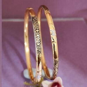 916 Gold Stunning Single Pipe Kadli SP-942