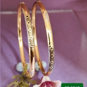 916 Gold Beautiful Single Pipe Kadli SP-943