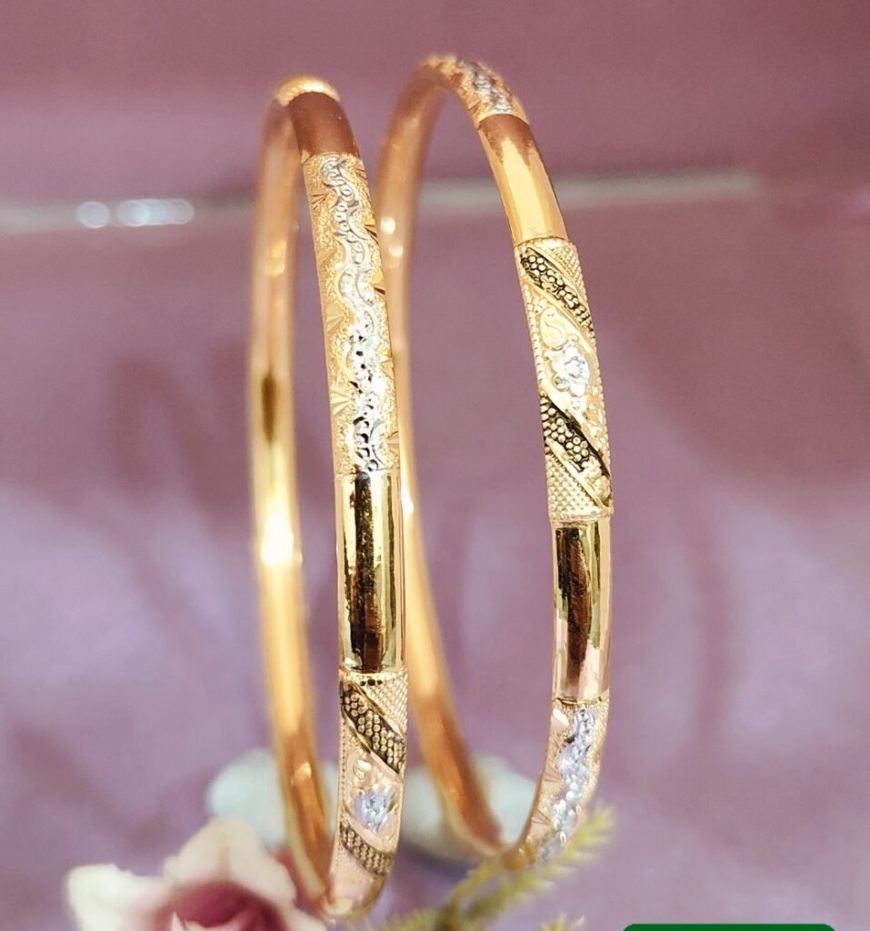 916 Gold Daily Wear Single Pipe Kadli SP-958