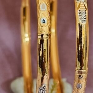 916 Gold Fancy Single Pipe Kadli SP-960