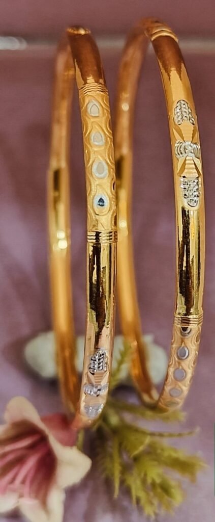 916 Gold Fancy Single Pipe Kadli SP-960