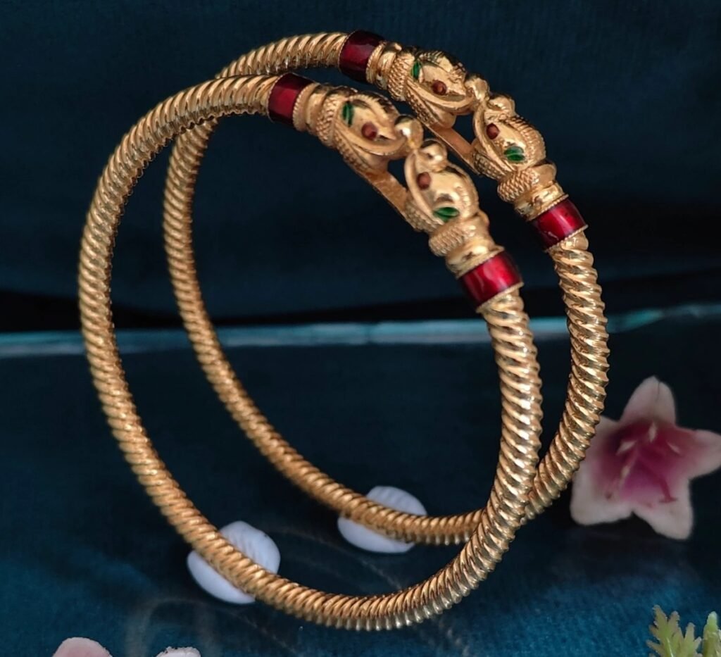916 Gold Indian Design Variya Kadli V-009