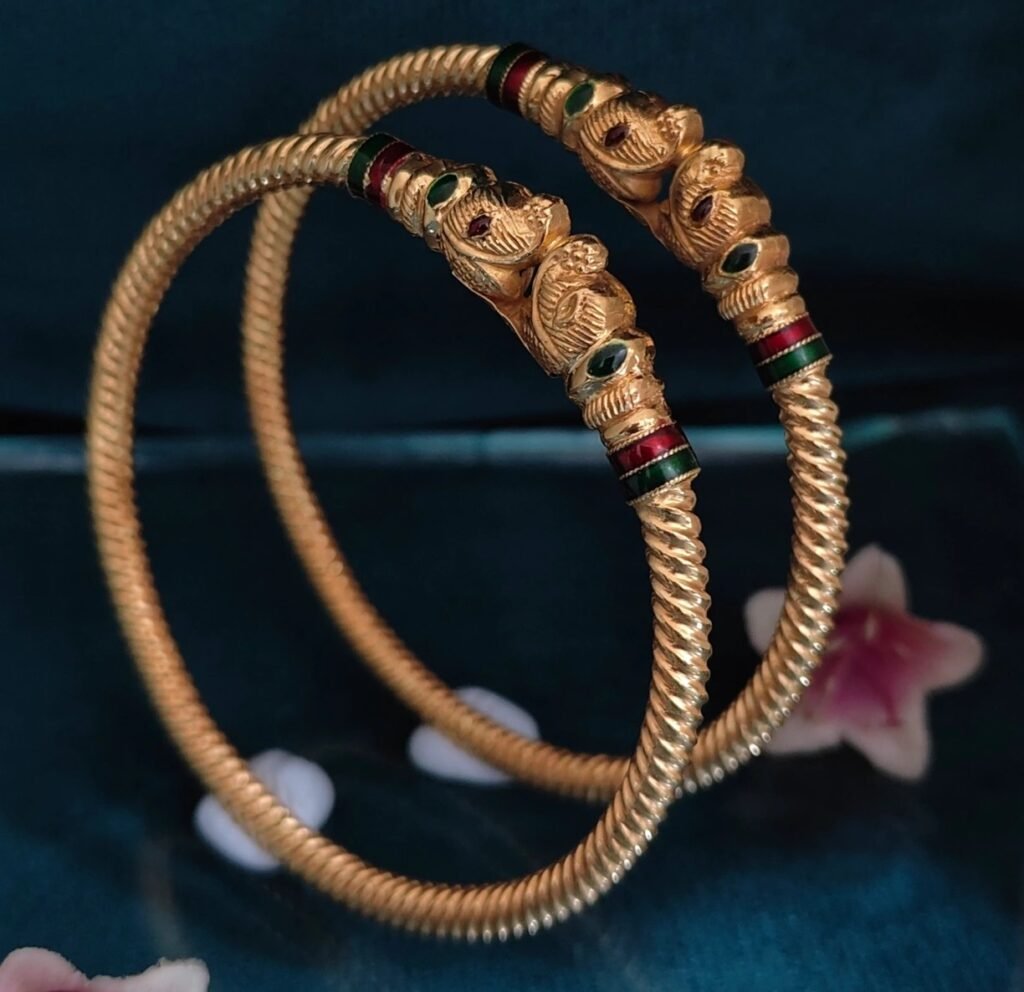 916 Gold Elegant Variya Kadli V-010