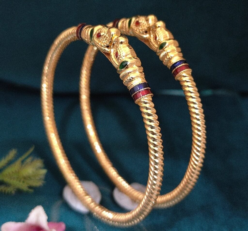 916 Gold Beautiful Variya Kadli V-035