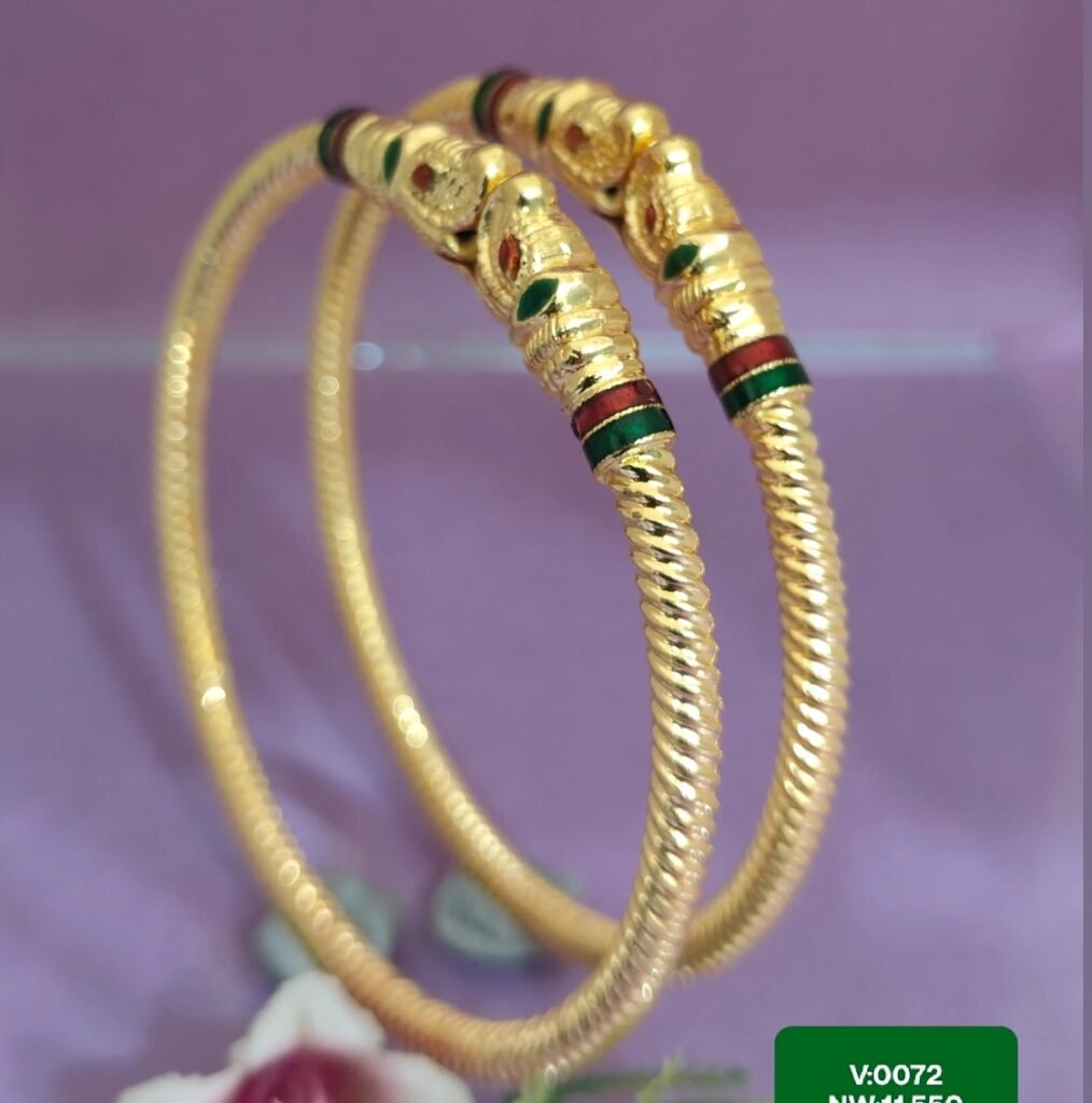 916 Gold Unique Variya Kadli V-072