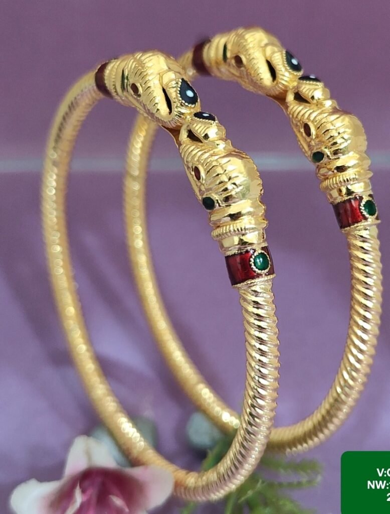 916 Gold Classy Variya Kadli V-074