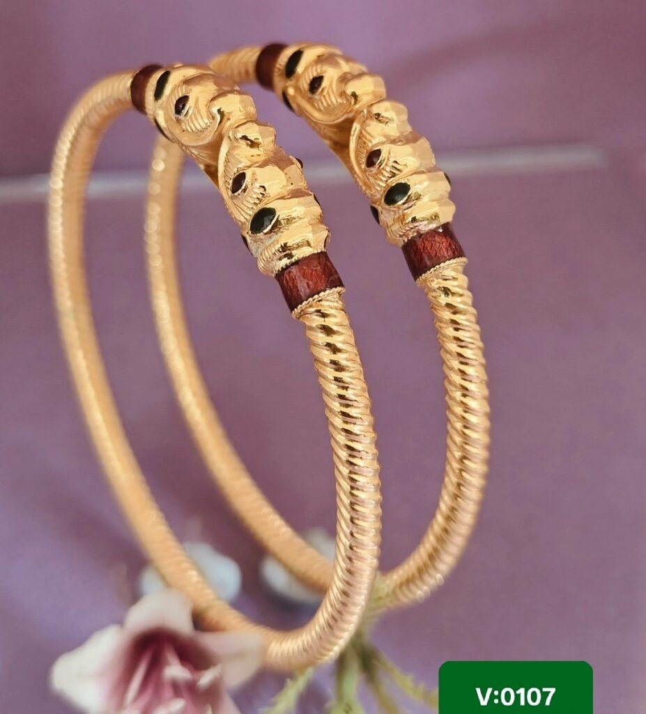 916 Gold Designer Variya Kadli V-107