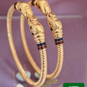 916 Gold Hallmarked Variya Kadli V-109