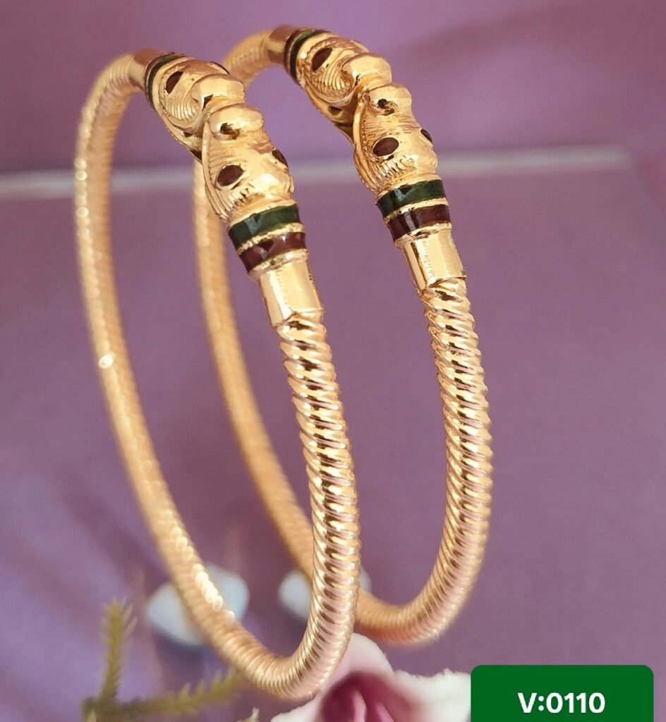 916 Gold Modern Variya Kadli V-110