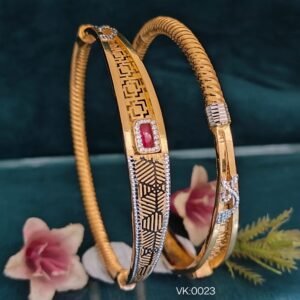 916 Gold Daily Wear Vakiya Kadli VK-023