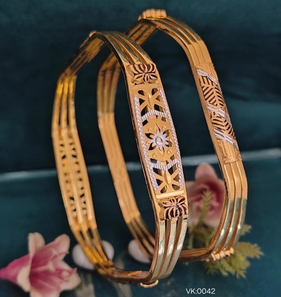 916 Gold Daily Wear Vakiya Kadli VK-042