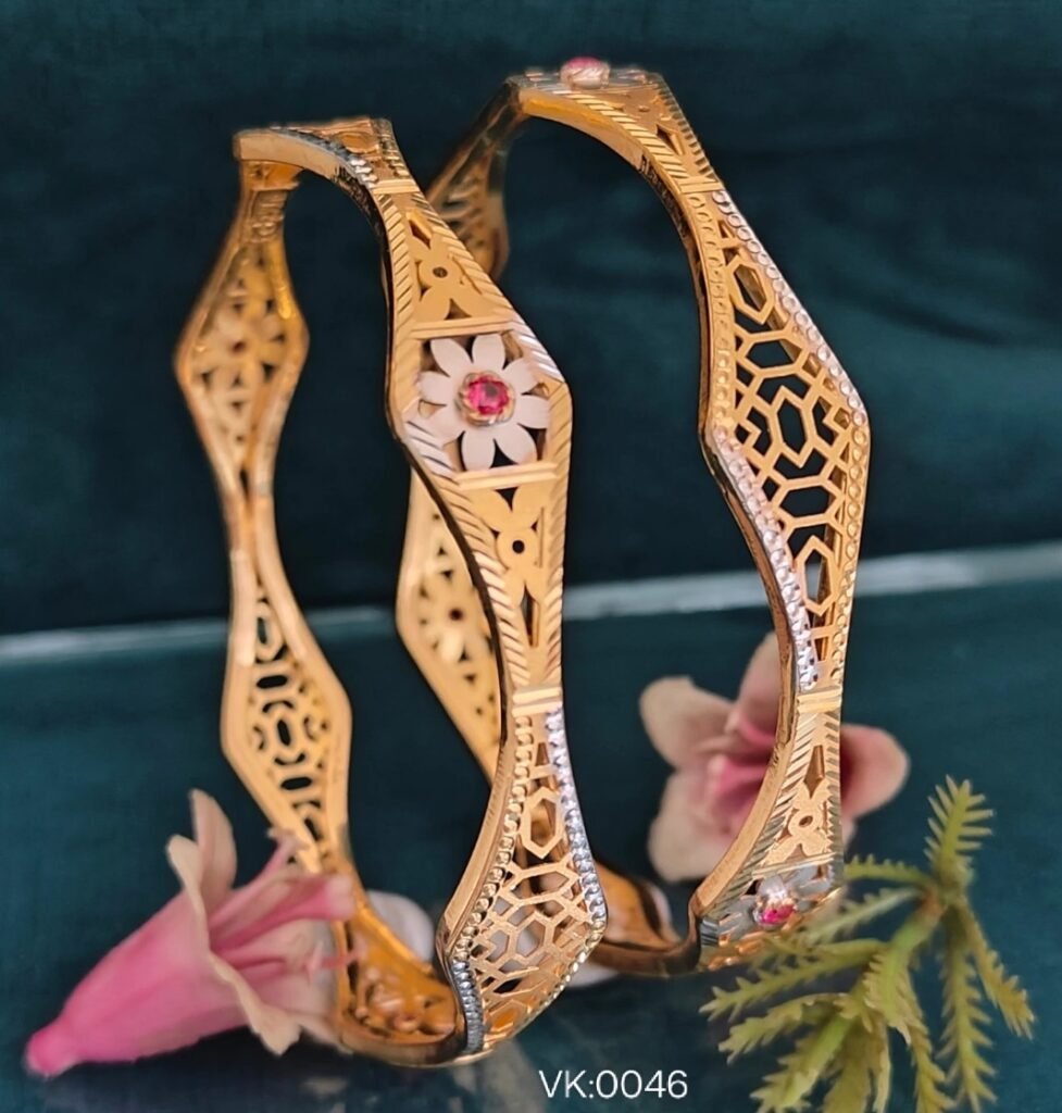 916 Gold Hallmarked Vakiya Kadli VK-046
