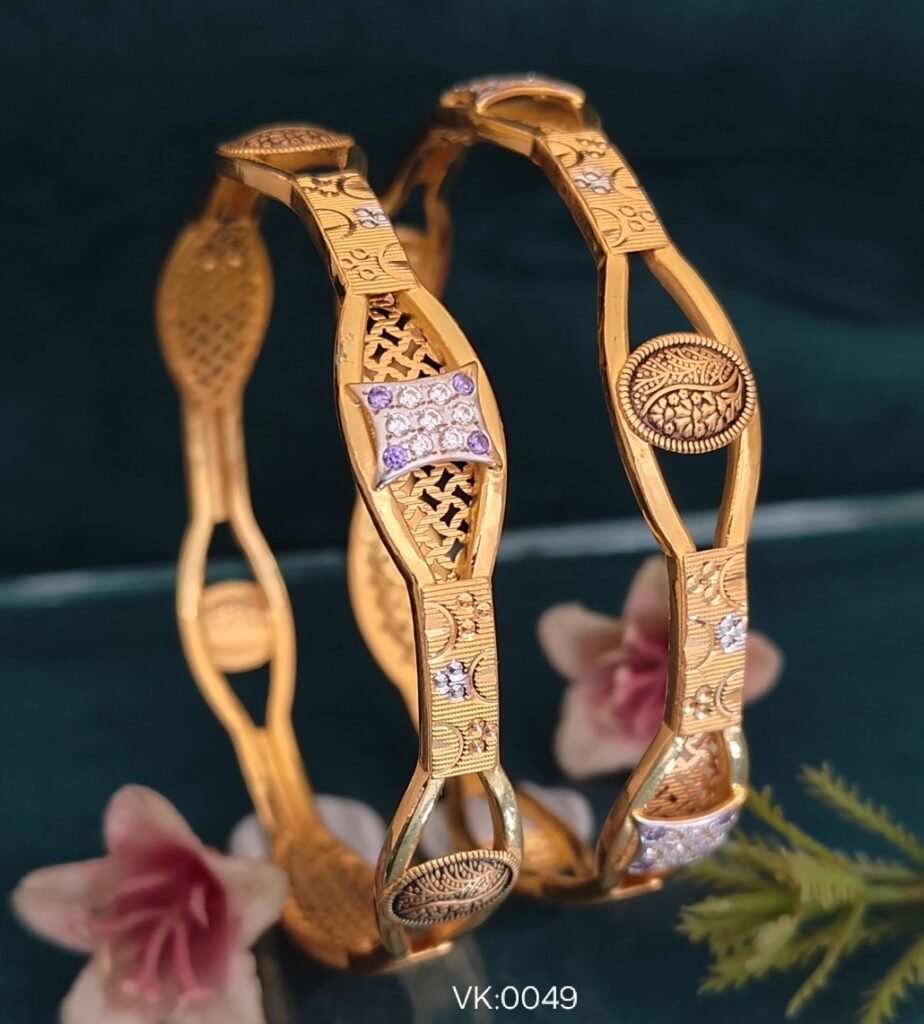 916 Gold Delicate Vakiya Kadli VK-049