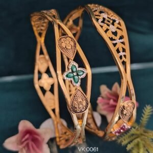 916 Gold Daily Wear Vakiya Kadli VK-061