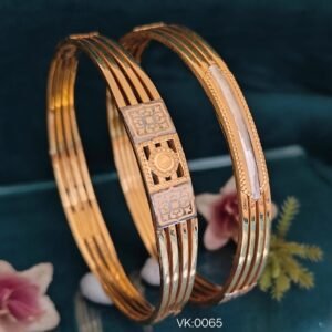 916 Gold Hallmarked Vakiya Kadli VK-065