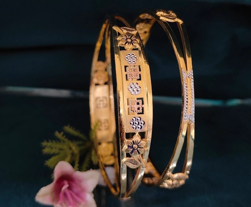 916 Gold Hallmarked Vakiya Kadli VK-161