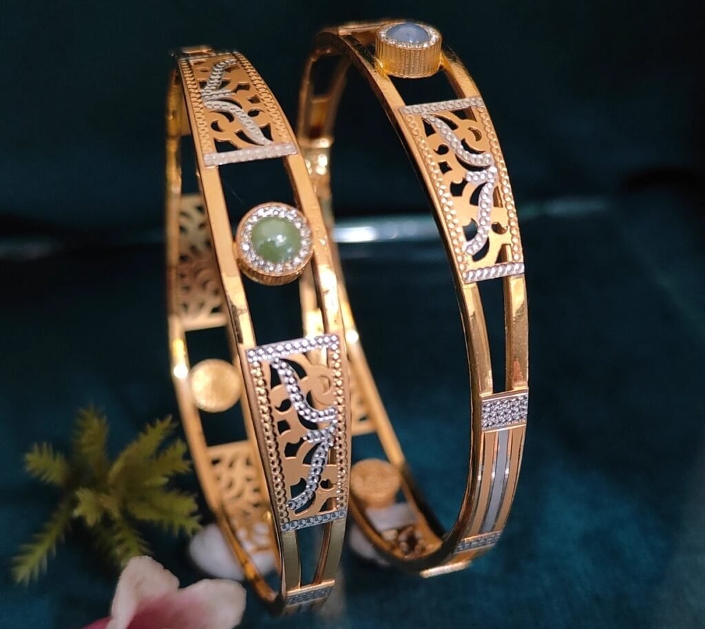 916 Gold Daily Wear Vakiya Kadli VK-209