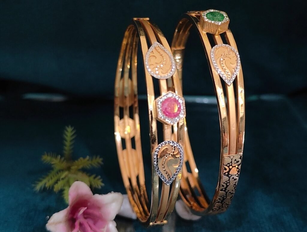 916 Gold Fancy Vakiya Kadli VK-211