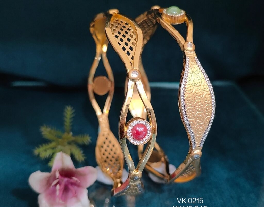 916 Gold Hallmarked Vakiya Kadli VK-215