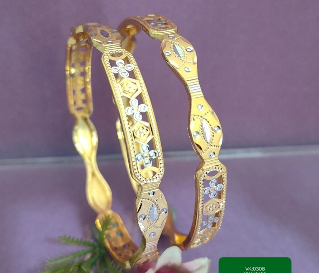 916 Gold Indian Design Vakiya Kadli VK-308