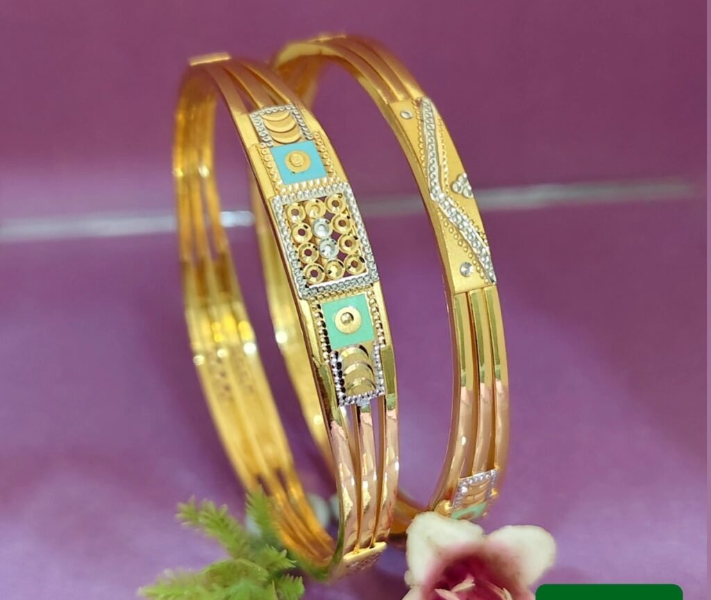 916 Gold Indian Design Vakiya Kadli VK-374