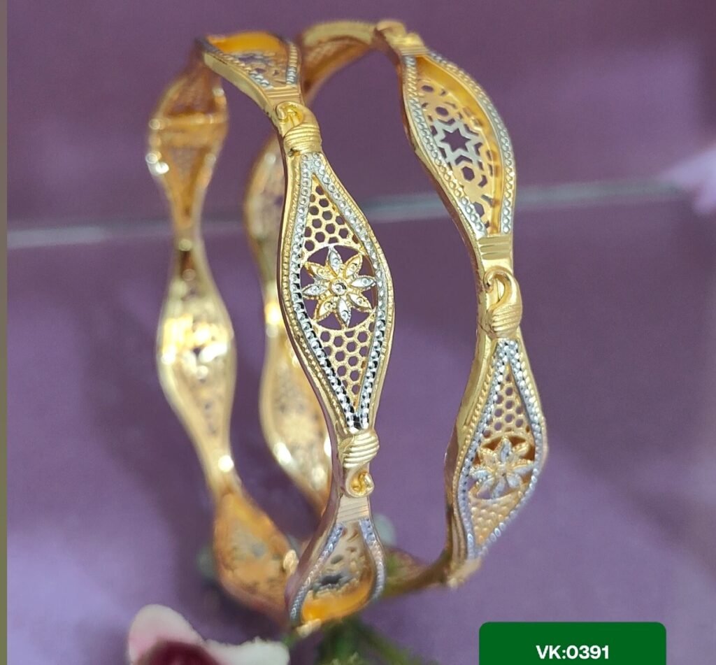 916 Gold Designer Vakiya Kadli VK-391